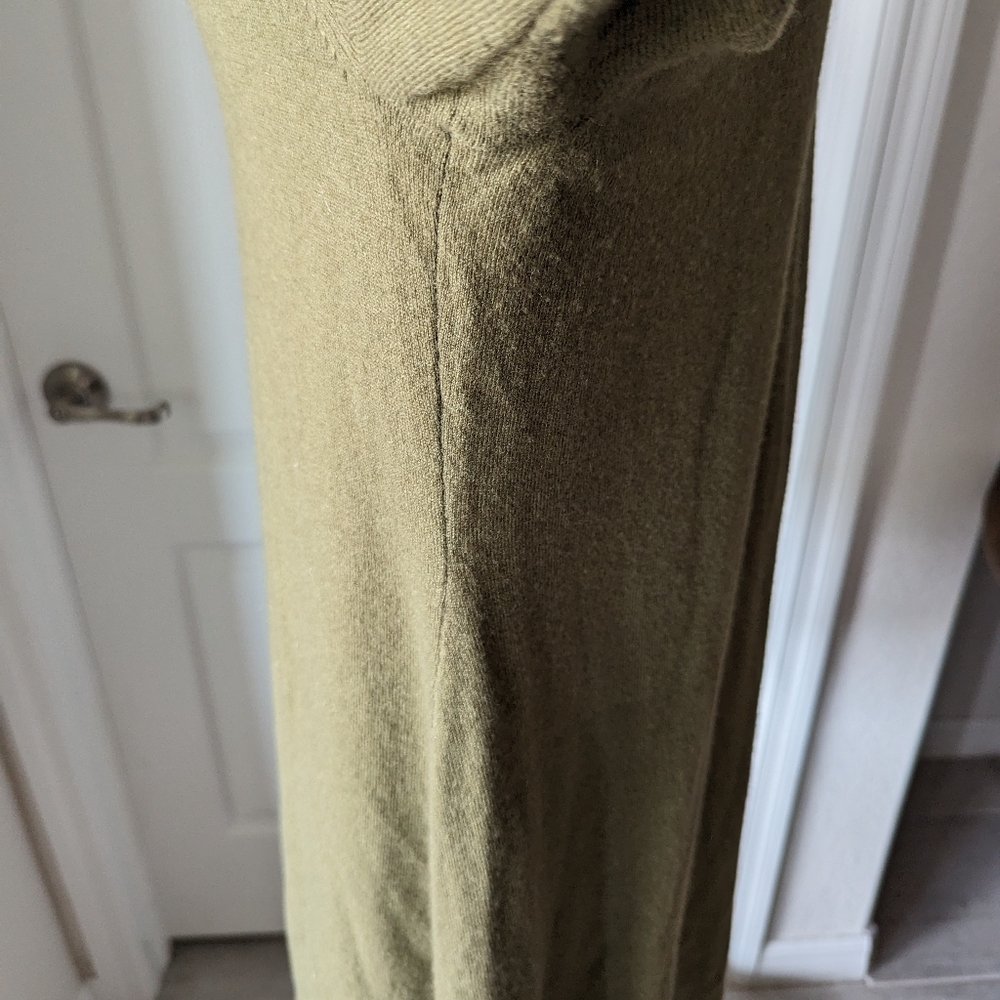 Soft Surroundings Olive Cashmere Cardigan - Picture 6 of 7